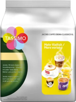 TASSIMO Kapseln Aktions-Paket 8 Packungen (4 Sorten) + Vivy 2 Schwarz Gratis -Senseo || Tassimo Verkäufe f7b358384c56f2525f4763ec83f949fe