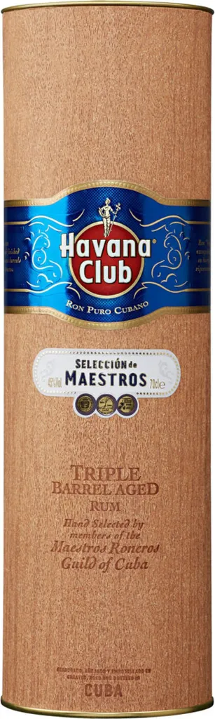 Havana Club Selección De Maestros Triple Barrel Aged Rum In Geschenkpackung Kuba | 45 % Vol | 0,7 L 3 Havana Club Selección De Maestros Triple Barrel Aged Rum In Geschenkpackung Kuba | 45 % Vol | 0,7 L – Bild 3