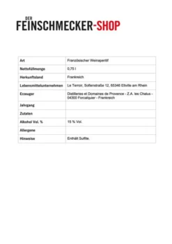 RinQuinQuin In GP Provence | Frankreich | 15,0% Vol | 0,75 L -Senseo || Tassimo Verkäufe f91d34de9a59e24644625058c852f015