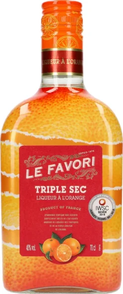 Le Favori Triple Sec Orangenlikoer | 40 % Vol | 0,7 L -Senseo || Tassimo Verkäufe f9226731f8a41c0dfb26555439a61896