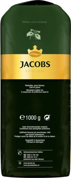 JACOBS Kaffeebohnen Expertenröstung Espresso 3 Kg Ganze Espressobohnen + 1 Jacobs Barista Becher + 1 Dose -Senseo || Tassimo Verkäufe f936ad5e4355d3d93b9e5883733395fe