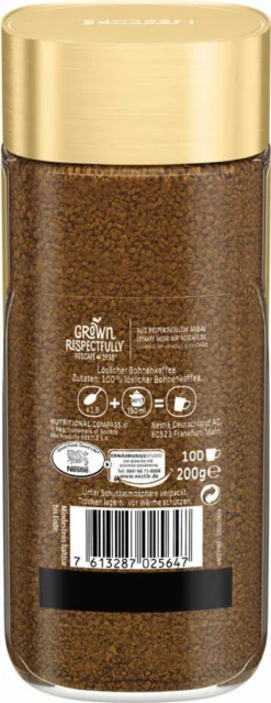 Nescafé® Nescafé Gold Mild | Löslicher Kaffee | 200g-Glas -Senseo || Tassimo Verkäufe f969b7515a49c529b6744367280b30d2