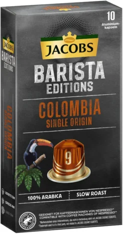 JACOBS Kapseln Barista Editions Colombia Origin 9 10 X 10 Nespresso®* Kompatibel 10 JACOBS Kapseln Barista Editions Colombia Origin 9 10 X 10 Nespresso®* Kompatibel -Senseo || Tassimo Verkäufe f9b0eee20e3deabc88a7e2fc863cf3d1