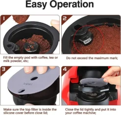 1 Stück Nachfüllbarer Wiederverwendbarer PP Kaffeekapsel Filter Für Bosch Tassimo 180 Ml Kapazität, Lebensmittelqualität -Senseo || Tassimo Verkäufe f9e3b8e14b2834170a91b1a42a1f4a6d