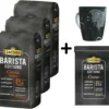 JACOBS Kaffeebohnen Barista Editions Crema Intense 3 Kg Geöstete Bohnen+ 1 Jacobs Barista Becher+ 1 Dose