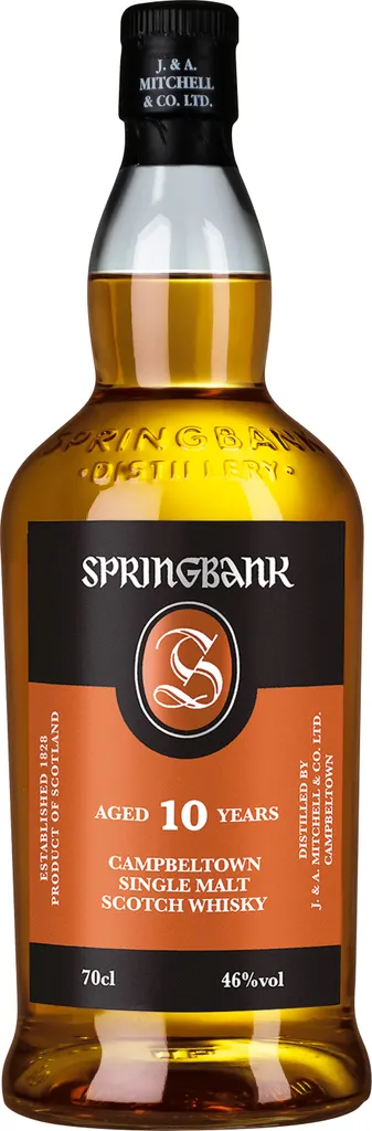 Springbank 10 Years Old Campbeltown Single Malt 46% 0,7L 1 Springbank 10 Years Old Campbeltown Single Malt 46% 0,7L