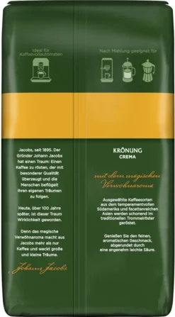 JACOBS Kaffeebohnen Krönung Crema 3 Kg Ganze Geröstete Bohnen + 1 Jacobs Barista Becher + 1 Dose 10 JACOBS Kaffeebohnen Krönung Crema 3 Kg Ganze Geröstete Bohnen + 1 Jacobs Barista Becher + 1 Dose -Senseo || Tassimo Verkäufe fc796c7f6452d8402feaec03b8fc7601