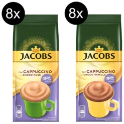 JACOBS Löskaffee Typ Cappuccino 8 X Choco Nuss + 8 X Choco Vanille -Senseo || Tassimo Verkäufe fea0e5038fe003a8af27e21a3eea35cf