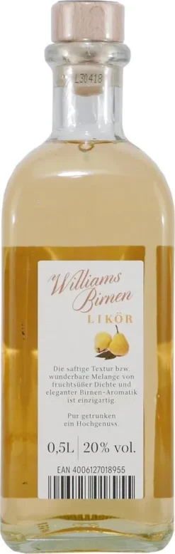 Fies Williams Birnen Likör Mit Geschenk-Holzkiste